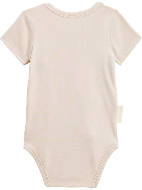 Mini dream 3-pack babyrompertjes met korte mouwen en overslagopening - Kiabi Mini dream 3-pack babyrompertjes met korte mouwen en overslagopening - Kiabi