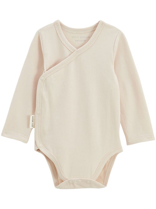Mini Dream 5-pack babyrompertjes met lange mouwen en overslagopening - Kiabi