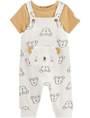 Mini dream baby tuinbroek en t-shirt set
