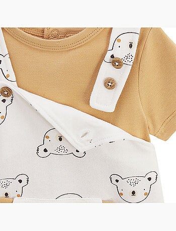 Mini dream baby tuinbroek en t-shirt set