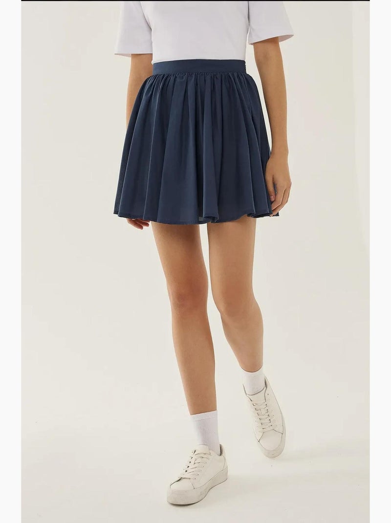 Mini-jupe à volants hiccup Bleu - Kiabi