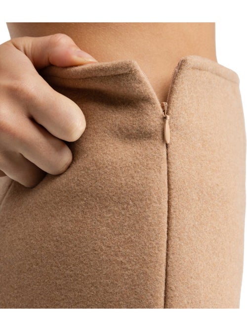Mini-jupe en laine femme femme tivoli-w sand - Kiabi