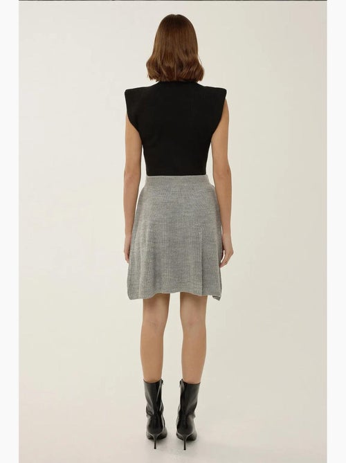 Mini-jupe en tricot hiccup - Kiabi Mini-jupe en tricot hiccup - Kiabi