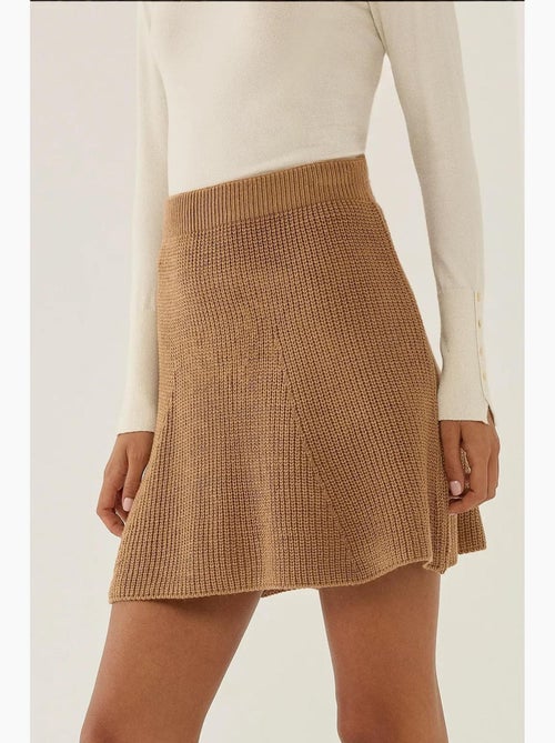 Mini-jupe en tricot hiccup - Kiabi Mini-jupe en tricot hiccup - Kiabi