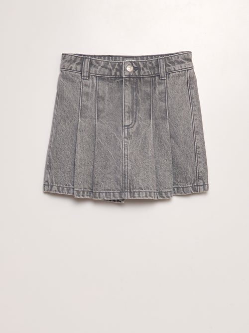 Mini jupe short en jean - Kiabi