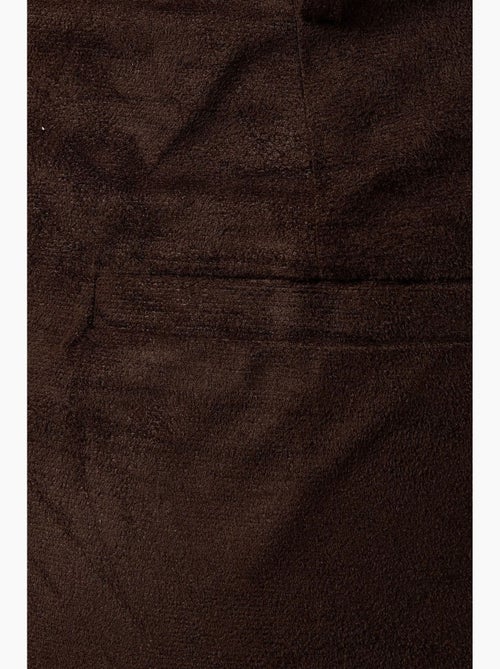 Mini-jupe taille haute en faux daim hiccup - Kiabi