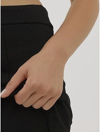 Mini-jupe texturée avec taille élastique hiccup
