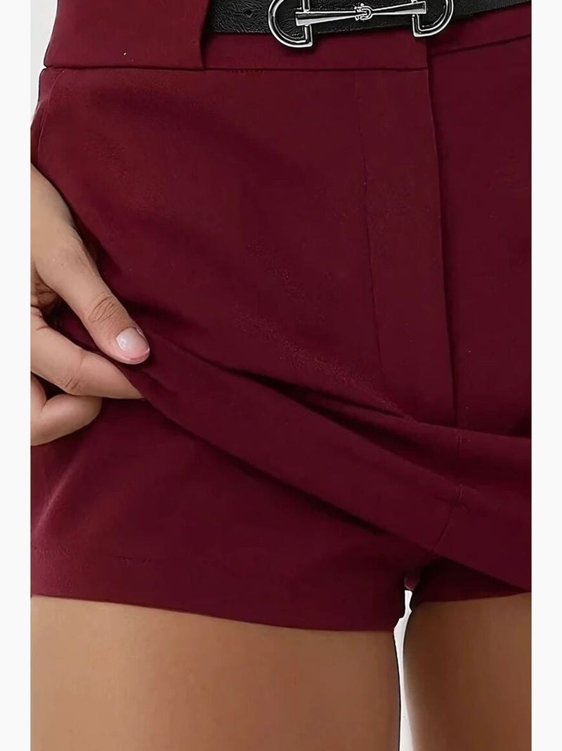Mini-jupes droites hiccup Rouge bordeaux - Kiabi