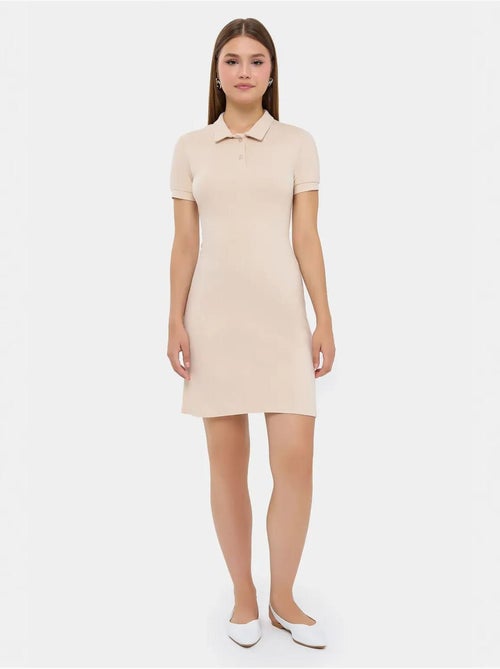 Mini-jurk met knoopdetails hiccup - Kiabi Mini-jurk met knoopdetails hiccup - Kiabi