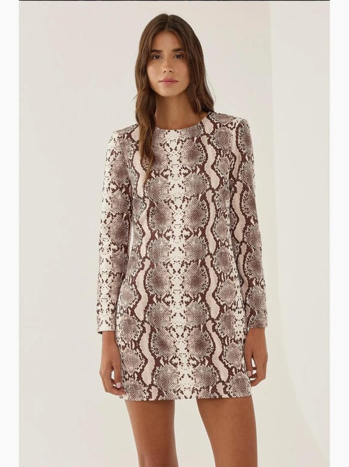 Mini-jurk met patroon hiccup - Kiabi Mini-jurk met patroon hiccup - Kiabi