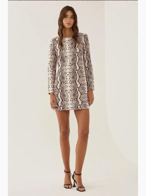 Mini-jurk met patroon hiccup - Kiabi Mini-jurk met patroon hiccup - Kiabi