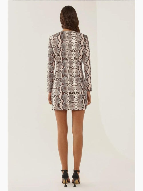 Mini-jurk met patroon hiccup - Kiabi Mini-jurk met patroon hiccup - Kiabi