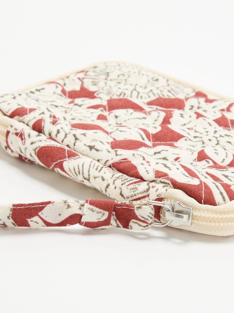 Mini pochette matelassée Rouge - Kiabi