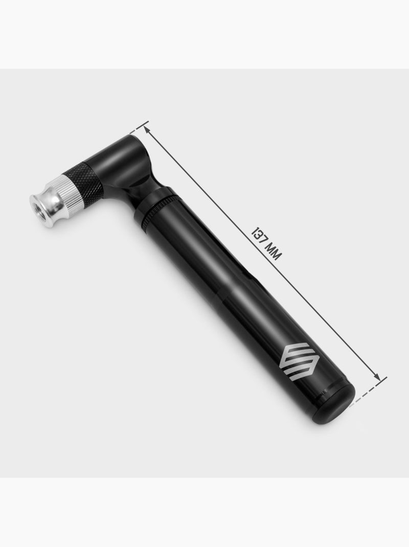 Mini-pompe de vélo cyclisme homme et femme compact air Noir - Kiabi