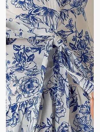 Mini-robe à motifs floraux hiccup