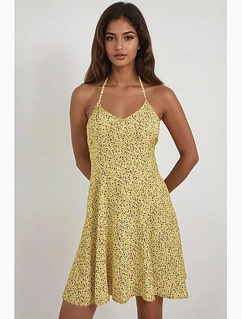 Mini robe à motifs floraux. Hiccup