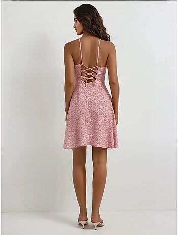 Mini robe à motifs floraux. Hiccup