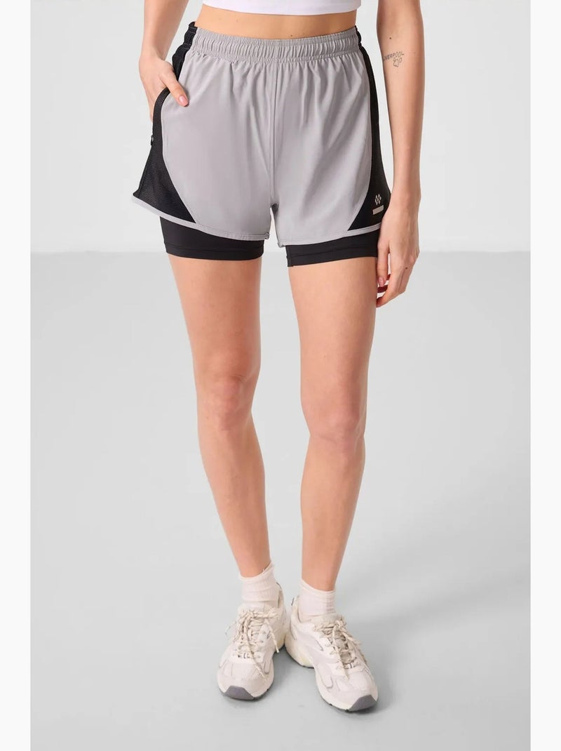 Mini short femme à enfiler tommy Gris clair - Kiabi