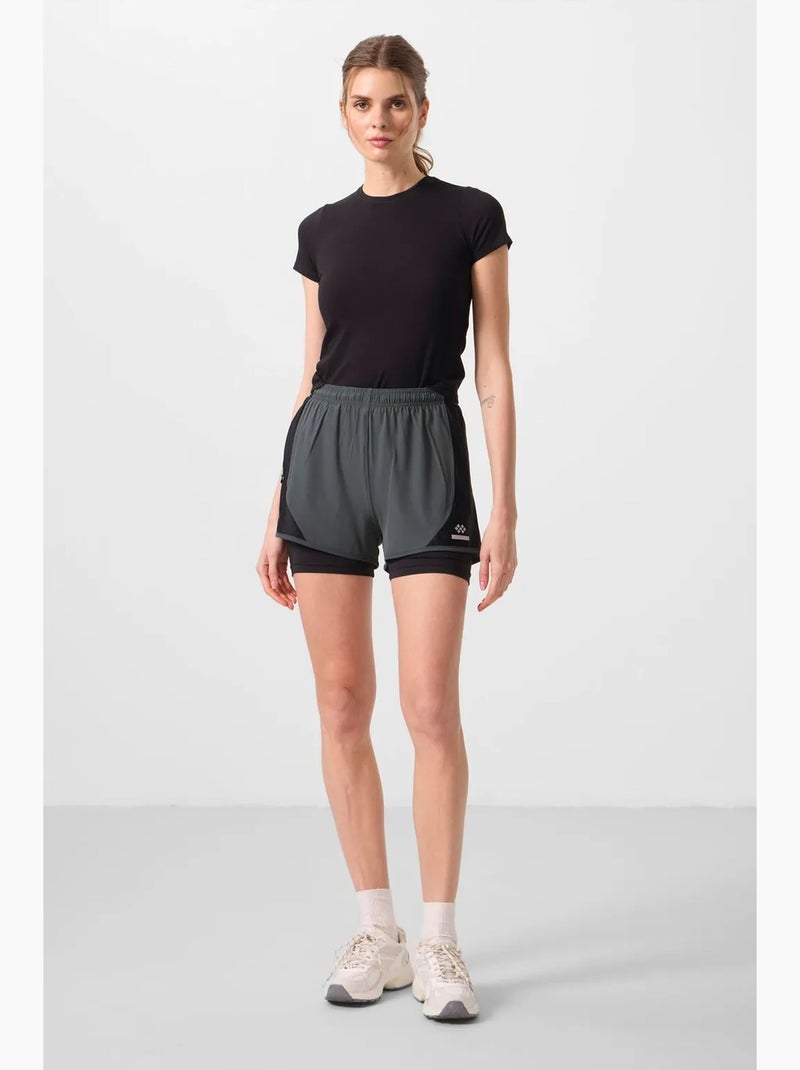 Mini short femme à enfiler tommy Vert olive - Kiabi