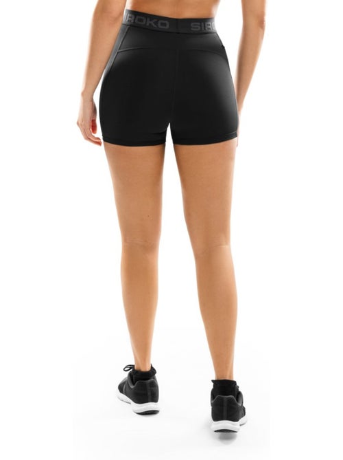 Mini short fitness femme fitness femme courage - Kiabi