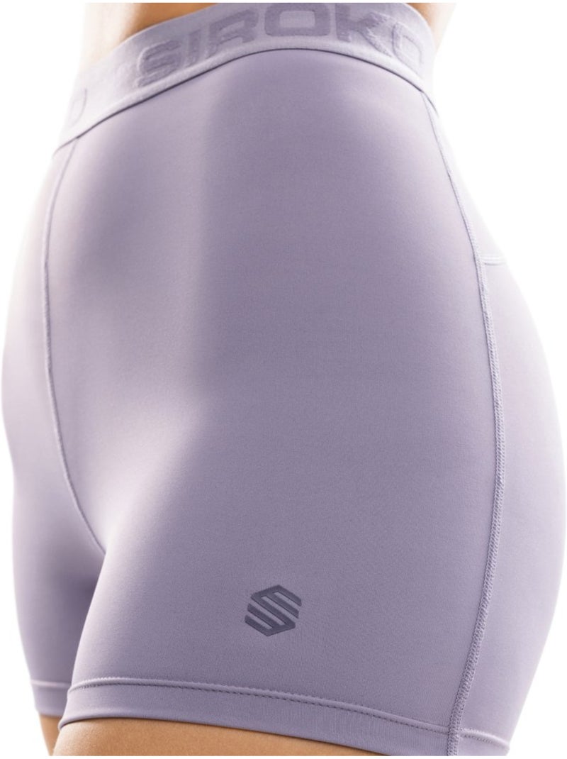 Mini short fitness femme fitness femme eyre Violet - Kiabi