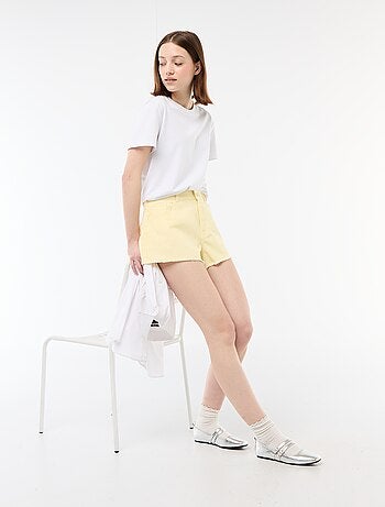 Mini-short van twill