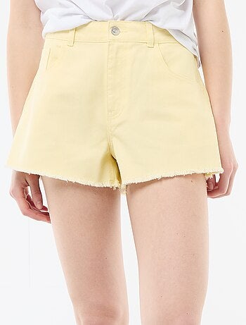 Mini-short van twill