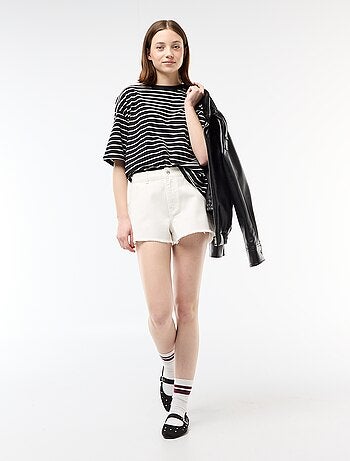 Mini-short van twill