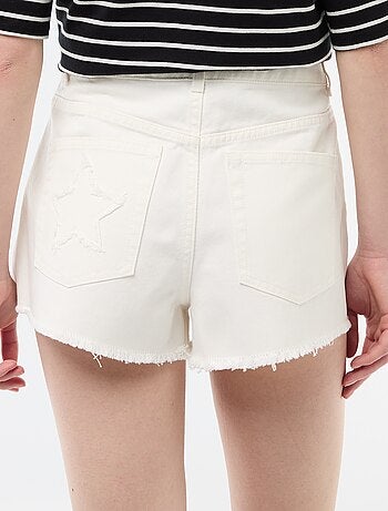 Mini-short van twill