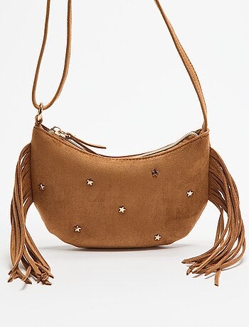 Mini tas met franjes