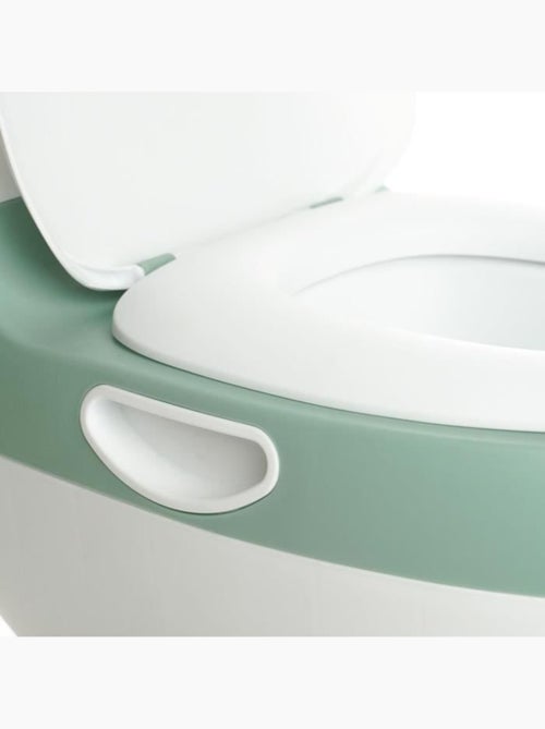 Mini toilette - thermobaby - vert sauge - confortable avec bruit de chasse d'eau - Kiabi