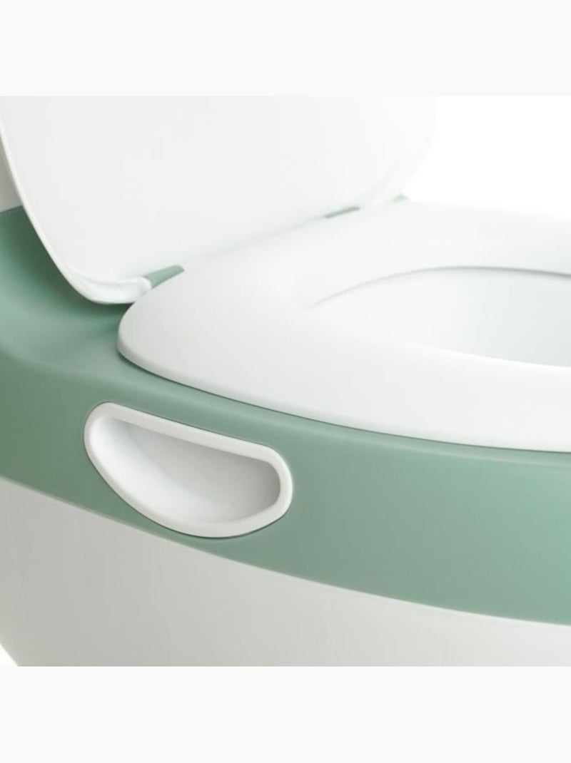 Mini toilette - thermobaby - vert sauge - confortable avec bruit de chasse d'eau Vert - Kiabi