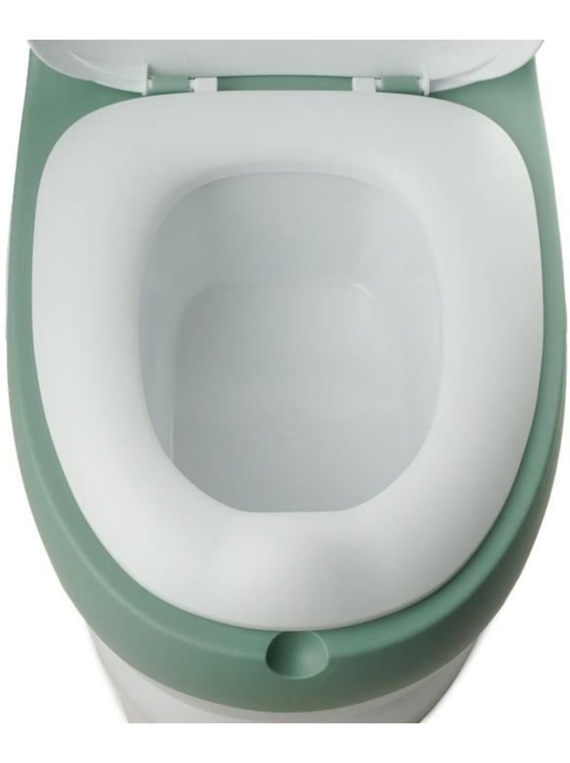 Mini toilette - thermobaby - vert sauge - confortable avec bruit de chasse d'eau Vert - Kiabi