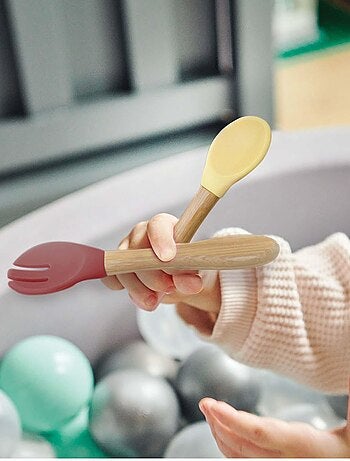 Minikoioi | set de couverts bébé fourchette et cuillère