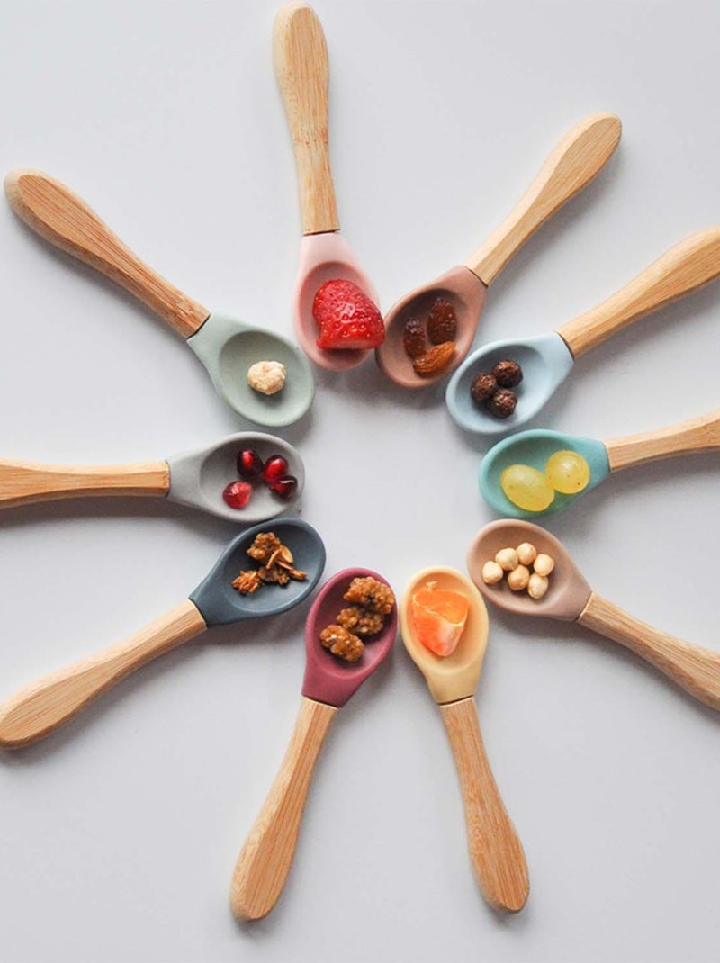 Minikoioi | set de couverts bébé fourchette et cuillère Marron - Kiabi
