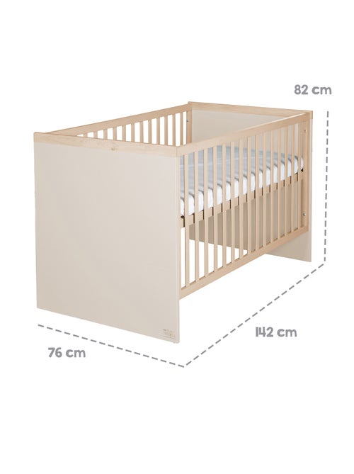 Minimalistisch combi-babybed 70 x 140 cm 'Elva' ROBA - Kiabi