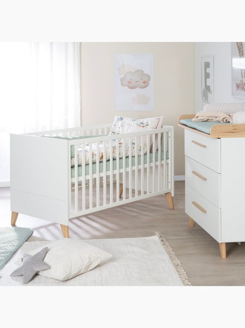 Minimalistisch combi-babybed 70 x 140 cm 'leon' roba - Kiabi