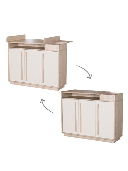 Minimalistische aankleedcommode met opbergruimte 'Elva' ROBA - Kiabi Minimalistische aankleedcommode met opbergruimte 'Elva' ROBA - Kiabi