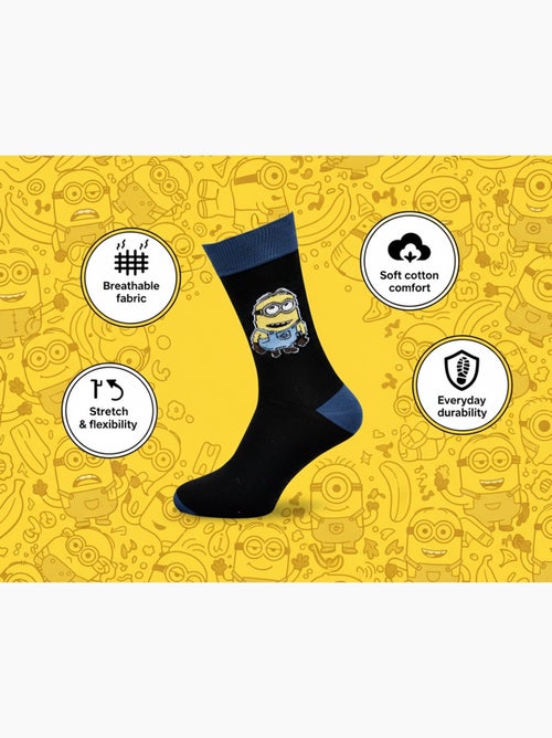 Minions - chaussettes homme licence pack de 6 mix surprise - Kiabi Minions - chaussettes homme licence pack de 6 mix surprise - Kiabi