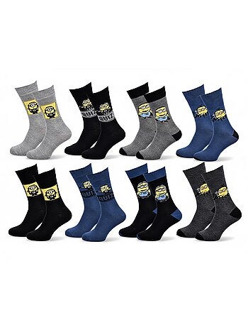 Minions - heren sokken licentie set van 8