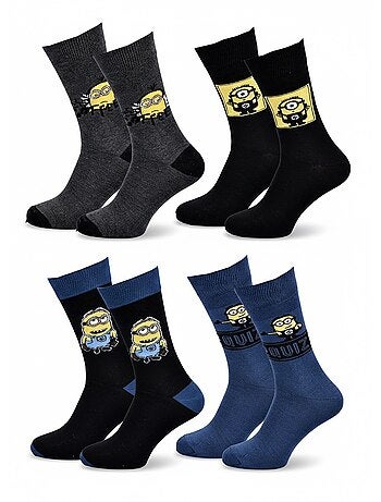 Minions - sokken heren licentie set van 4