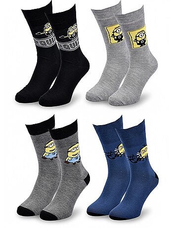 Minions - sokken heren licentie set van 4