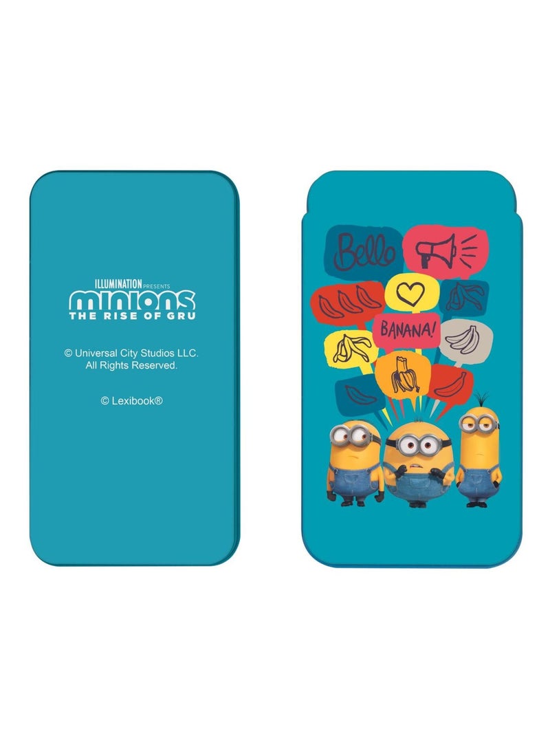 Minions 8 digits pocket rekenmachine met bescherming hoes Blauw - Kiabi
