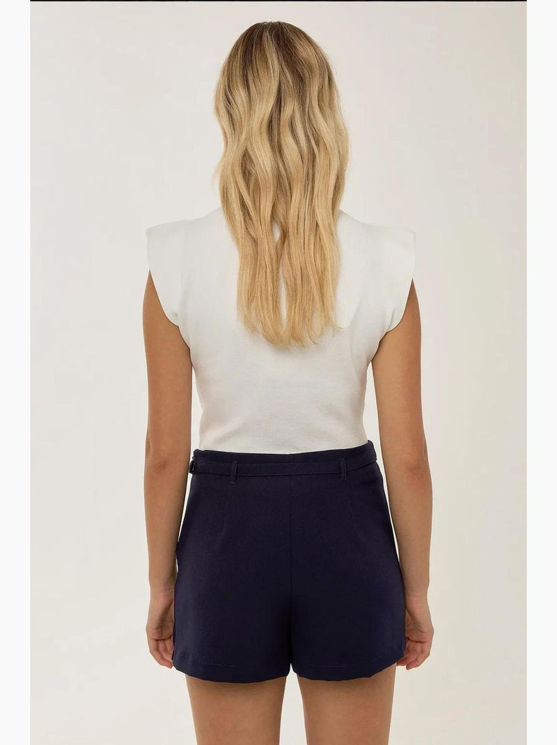 Minirokjes met riem hiccup Blauw - Kiabi