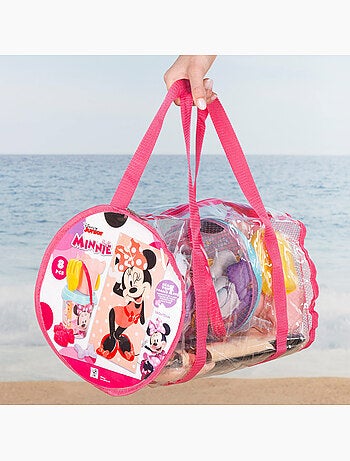 Minnie mouse strandemmerset met handdoek en tas