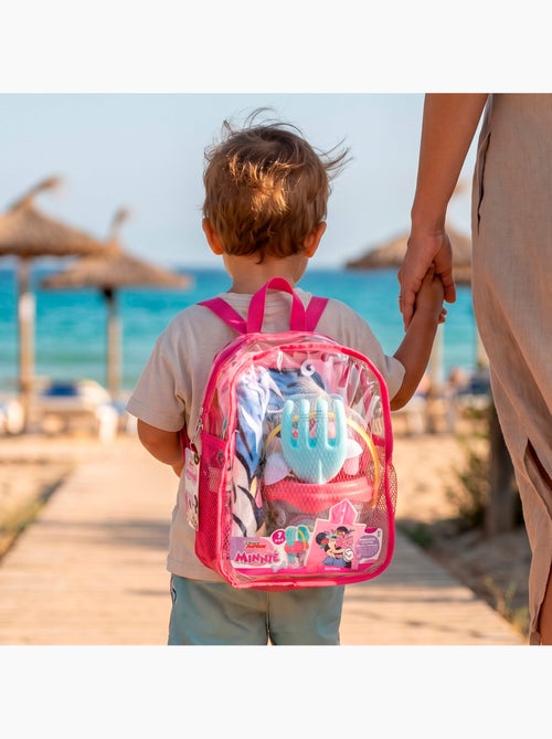 Minnie seau de plage avec accessoires sac à dos et poncho - Kiabi