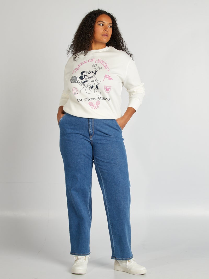 Minnie-sweater met ronde hals WIT - Kiabi