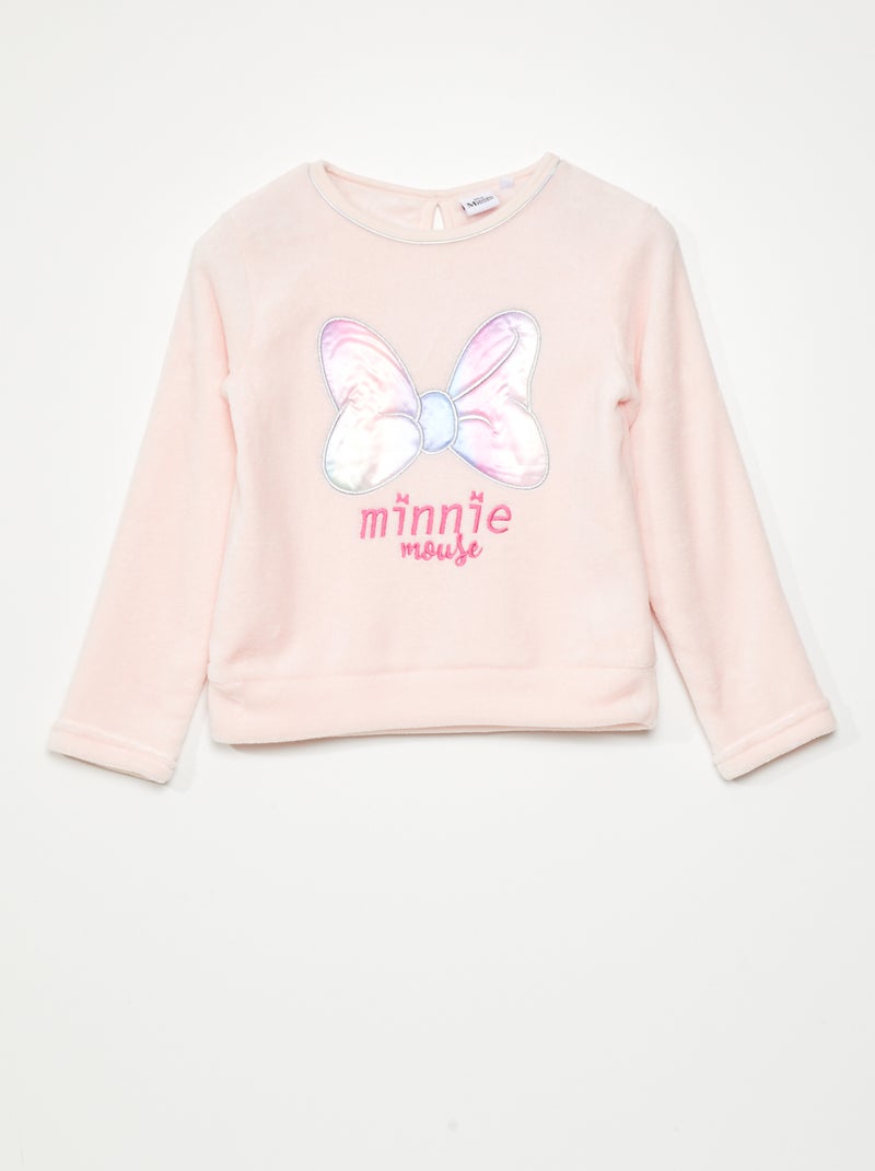 'Minnie'-sweater van fleecestof ROSE - Kiabi