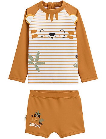 Mio tweedelig babyzwempak met uv-beschermend t-shirt en boxershort