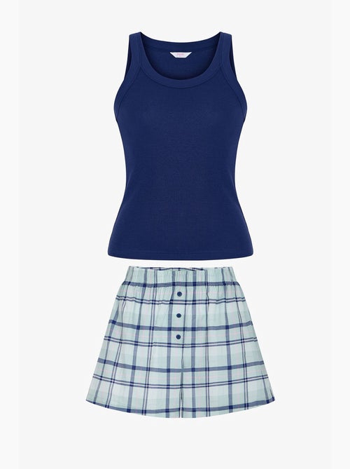 Mira geruite short pyjamaset penti - Kiabi Mira geruite short pyjamaset penti - Kiabi